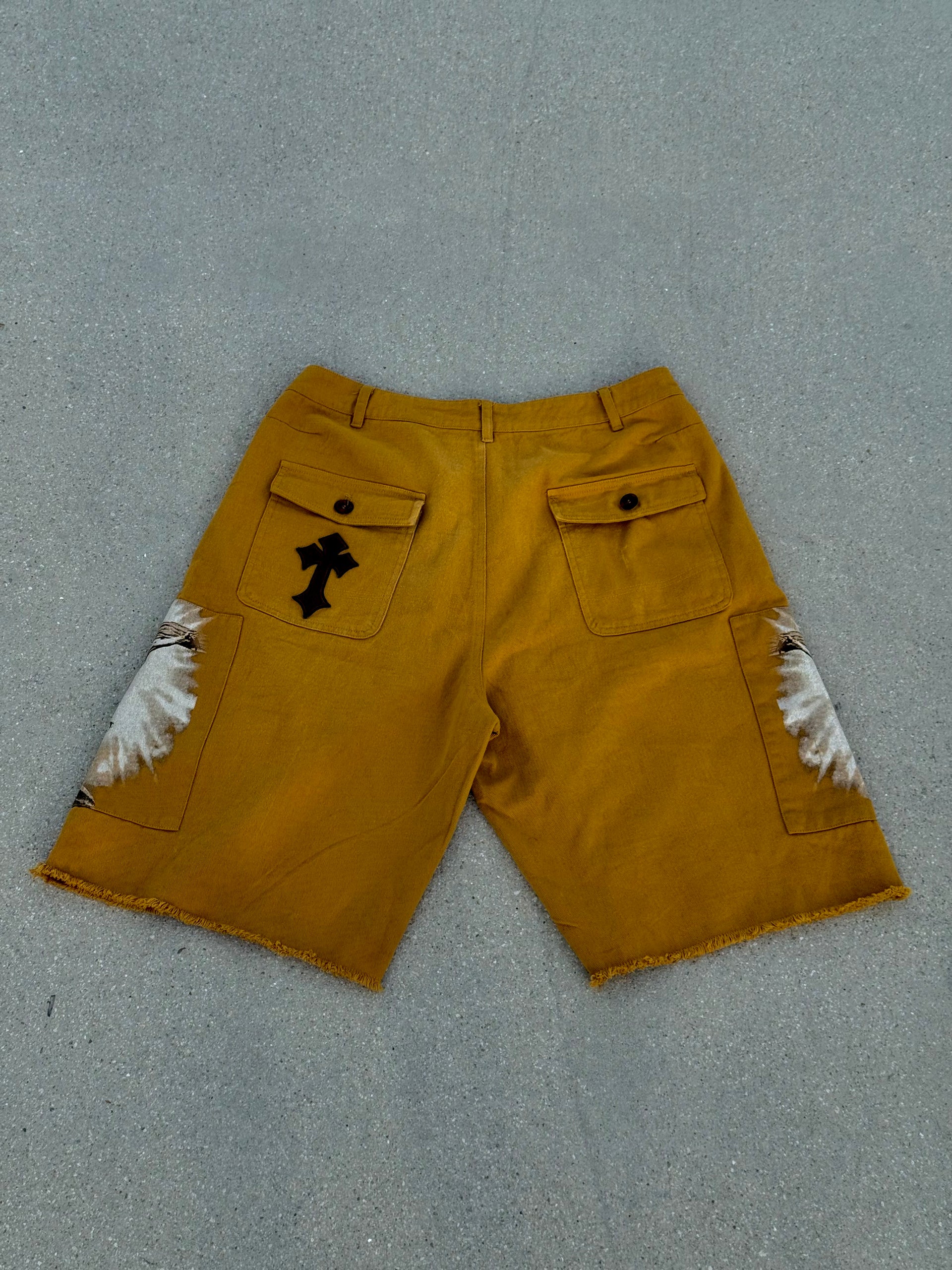 Mustard Seed "Crucifixion" Baggy Shorts